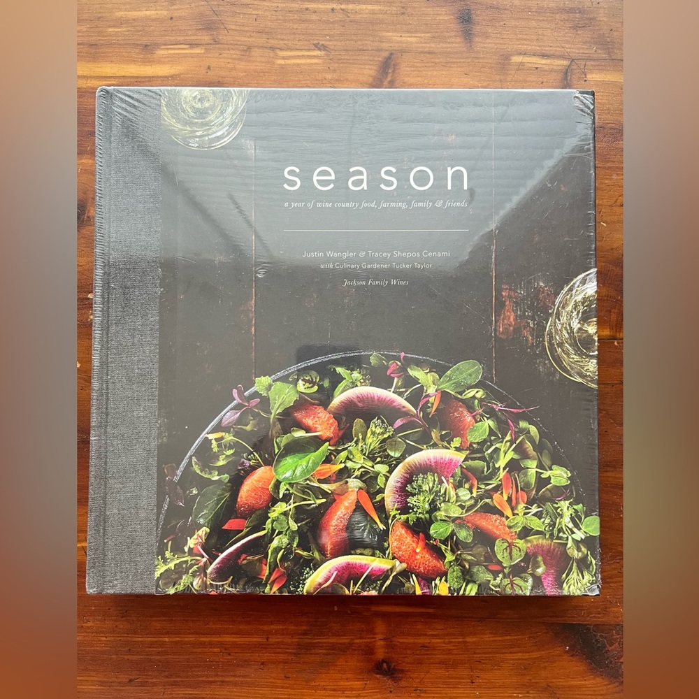 Season Cookbook, NWT, by Justin Wrangler and Tracy Shepos Cenami